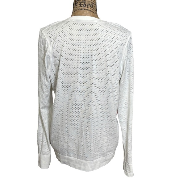 Lululemon Swiftly Breathe Long Sleeve Squad Top Shirt White Size 10 Running Gym - Picture 2 of 6